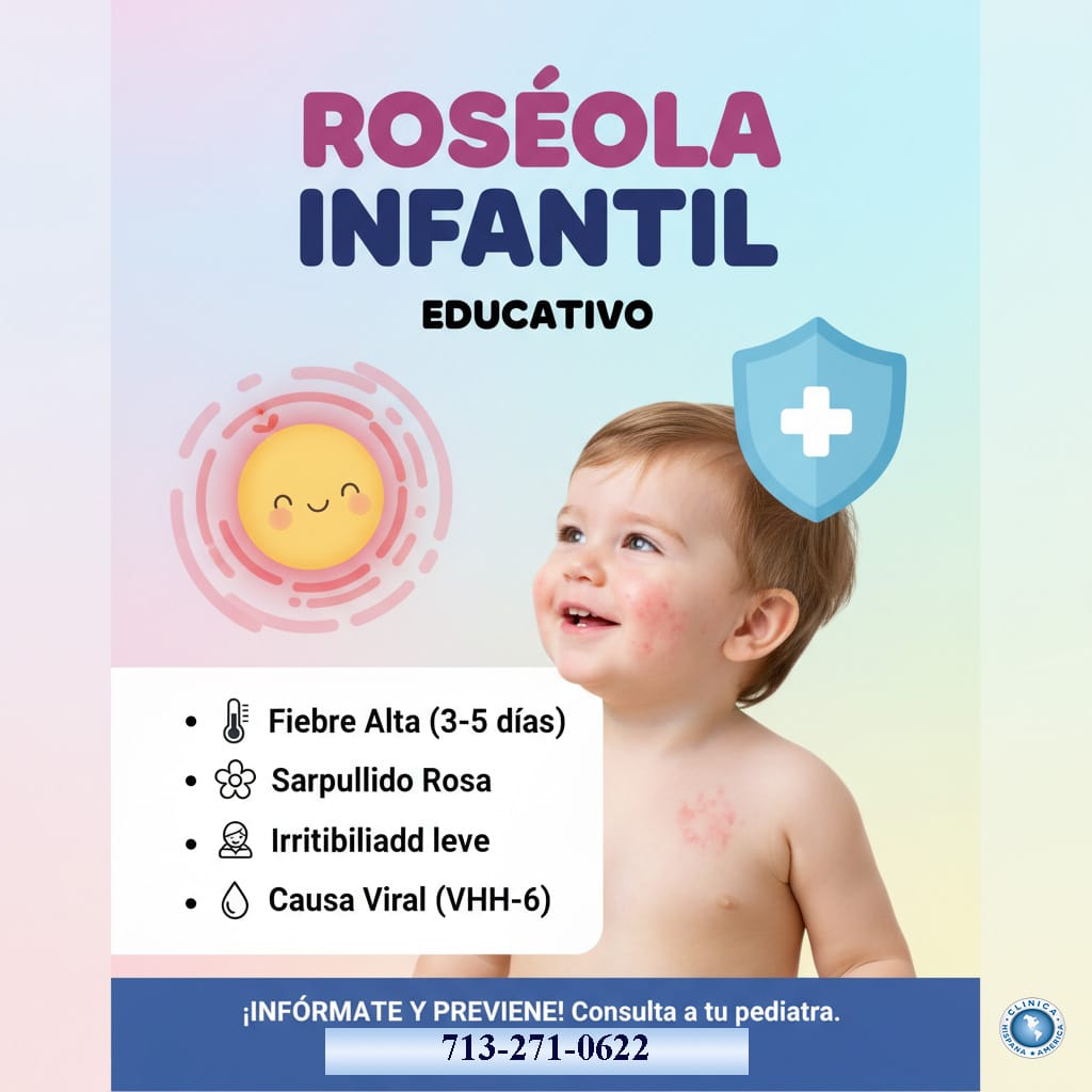 ¿Qué es la roseola y cómo afecta a los niños?